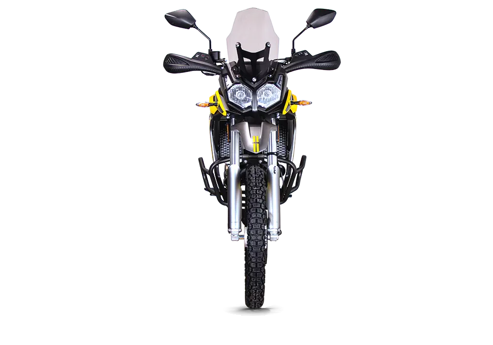 front view, Ilmenite grey-Chrome yellow